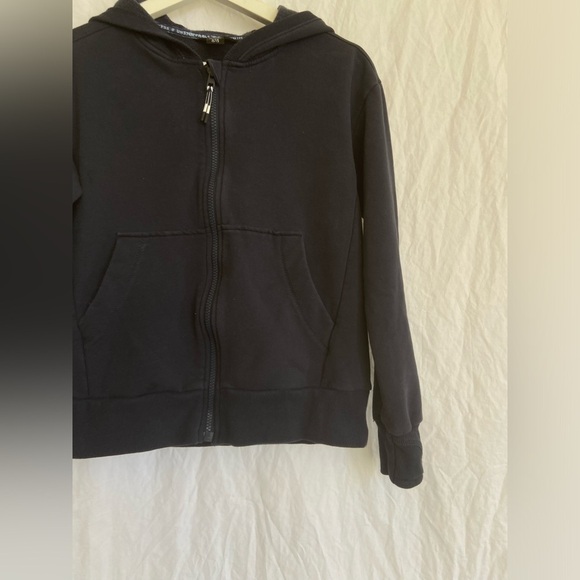 Athleta Girl Fleece Hoodie Zip Jacket Size L / 12 - Picture 3 of 11